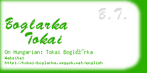 boglarka tokai business card